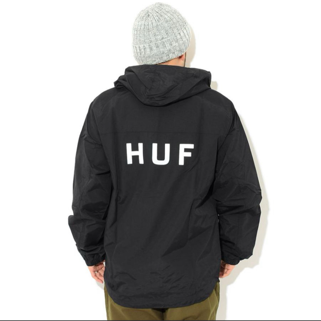 HUF(ハフ)の 【新品・入手困難】ハフ ジャケット HUF メンズ  ナイロンジャケット 黒　 メンズのジャケット/アウター(ナイロンジャケット)の商品写真