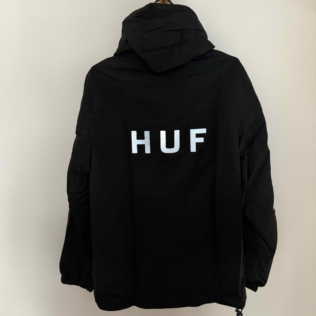 HUF(ハフ)の 【新品・入手困難】ハフ ジャケット HUF メンズ  ナイロンジャケット 黒　 メンズのジャケット/アウター(ナイロンジャケット)の商品写真