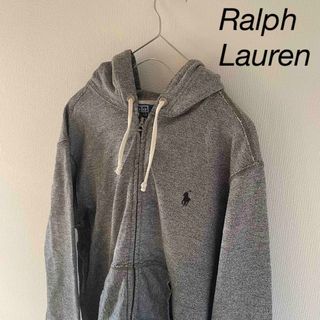 Ralph Lauren   RalphLaurenラルフローレンジップパーカーグレー灰長袖