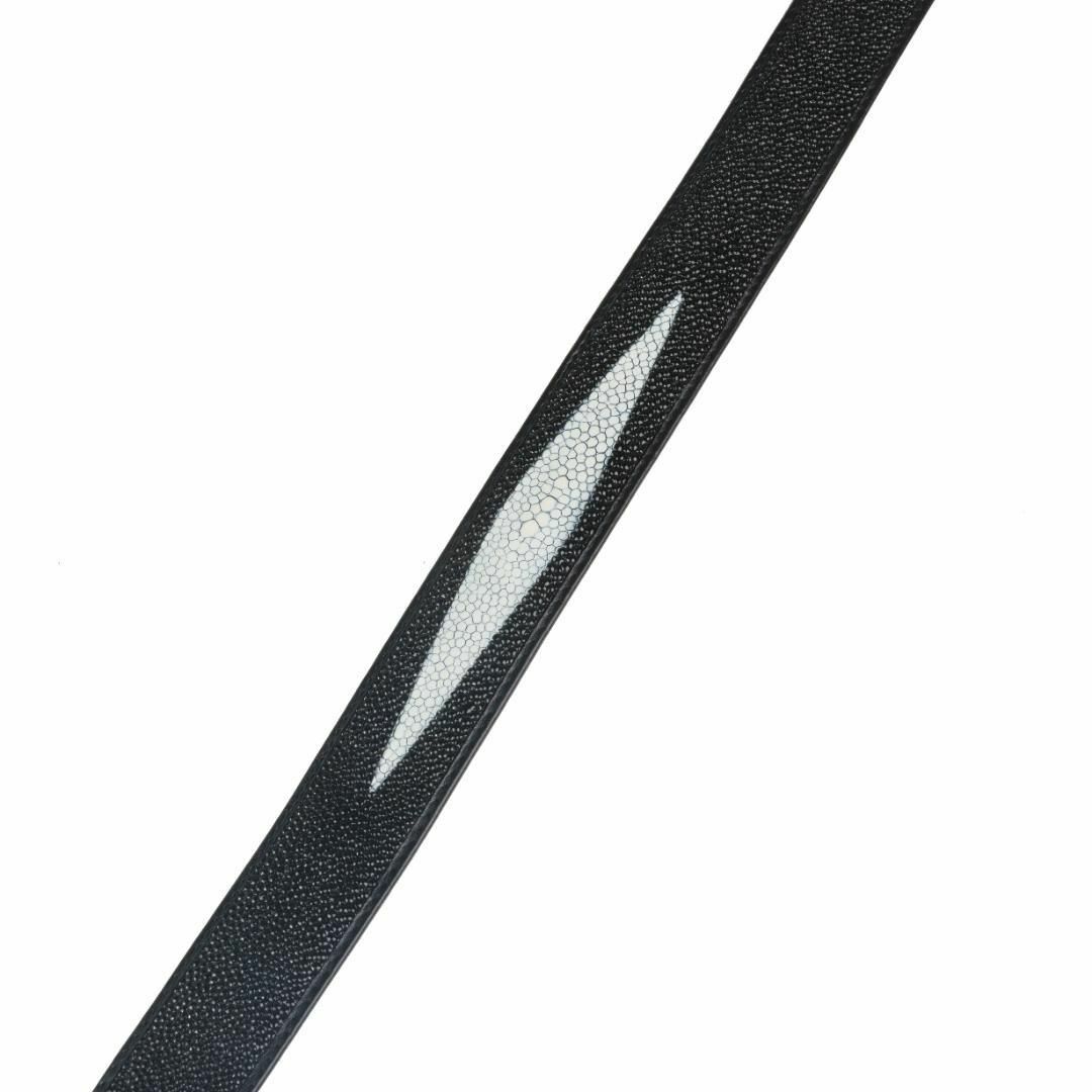 【THA950010F】ベルト　シンプル　ライン　シルバー メンズのファッション小物(ベルト)の商品写真