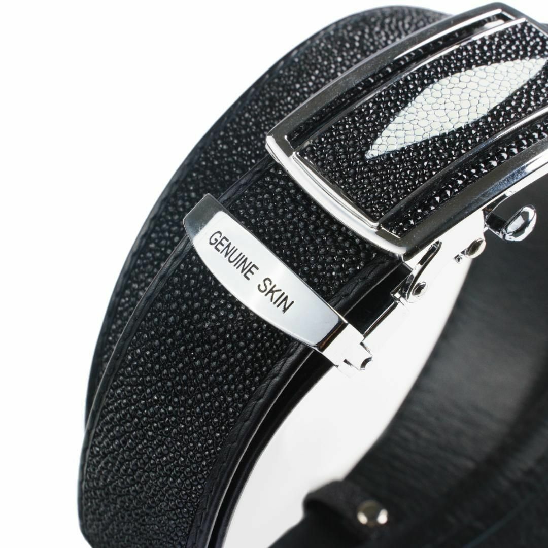 【THA950010F】ベルト　シンプル　ライン　シルバー メンズのファッション小物(ベルト)の商品写真