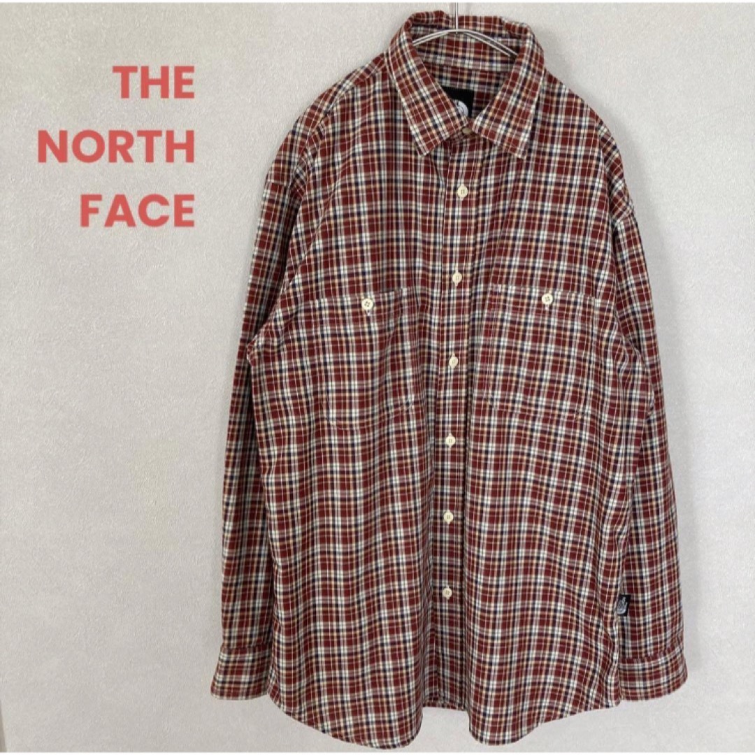 THE NORTH FACE(ザノースフェイス)の【美品】THE NORTH FACE ザ ノースフェイス 長袖シャツ チェック メンズのトップス(シャツ)の商品写真