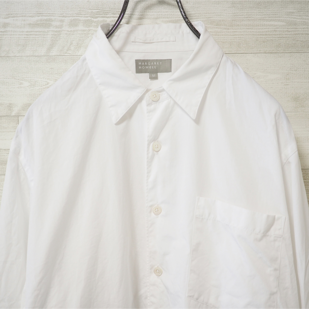 MARGARET HOWELL(マーガレットハウエル)のMARGARET HOWELL 19SS Favorite Shirt-Wh/M メンズのトップス(シャツ)の商品写真