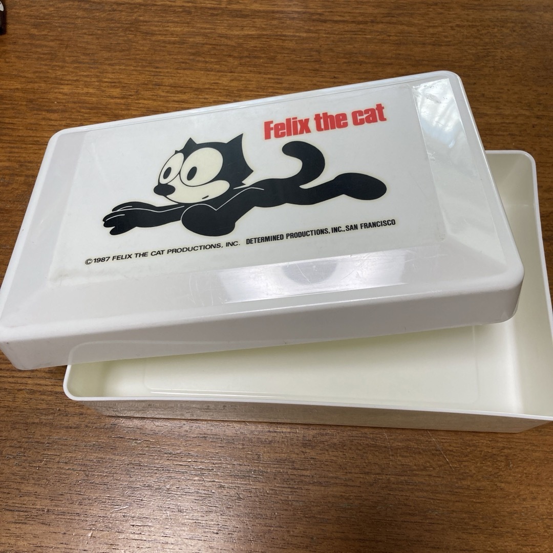 Felix the cat☆昭和レトロな裁縫箱 インテリア/住まい/日用品のインテリア小物(小物入れ)の商品写真