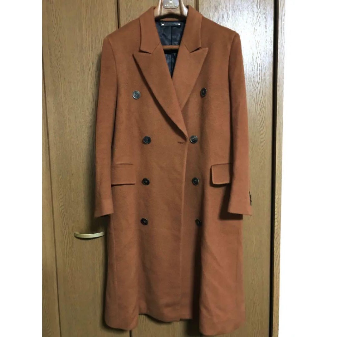 PS.Paul Smith ダブル チェスターコート 猫 カシミア ツートン PS.Paul Smith ダブル チェスターコート 猫 カシミア ツートン