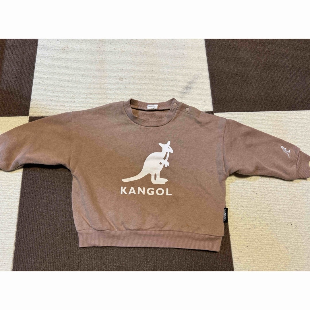 KANGOL(カンゴール)のKANGOL バースデイ　トレーナー　子供服　長袖　90 95 保育園 キッズ/ベビー/マタニティのキッズ服男の子用(90cm~)(Tシャツ/カットソー)の商品写真