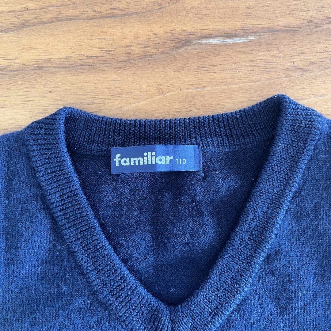 familiar(ファミリア)のfamiliarお受験服4点セット(110セット）新品靴下 キッズ/ベビー/マタニティのキッズ服男の子用(90cm~)(その他)の商品写真