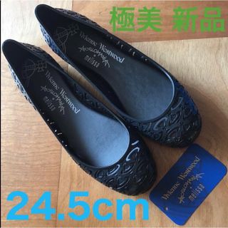 美品 試着のみ ヴィヴィアンウエストウッドmelissa リボンフラットシューズ