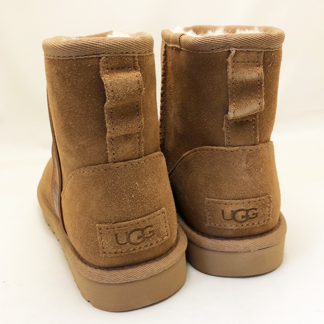 新品 UGG アグ クラシックミニ サイドロゴⅡ チェスナット 23.0-