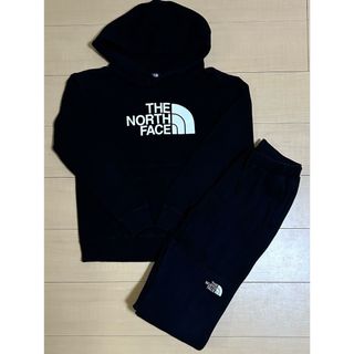 ザノースフェイス(THE NORTH FACE)の THE NORTH FACE スウェットロゴフーディーセットアップ 150cm(Tシャツ/カットソー)