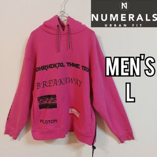 NUMERALS - 【NUMERALS】ヌメラルズ サイドジッププルオーバーパーカー メンズＬ