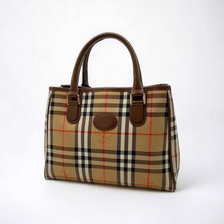 バーバリー(BURBERRY)のヴィンテージ Burberreys バーバリーズ ハンドバック ノバチェック(ハンドバッグ)