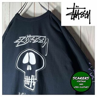 STUSSY - 【極美品 限定品】ステューシー 両面プリント スリーブロゴ