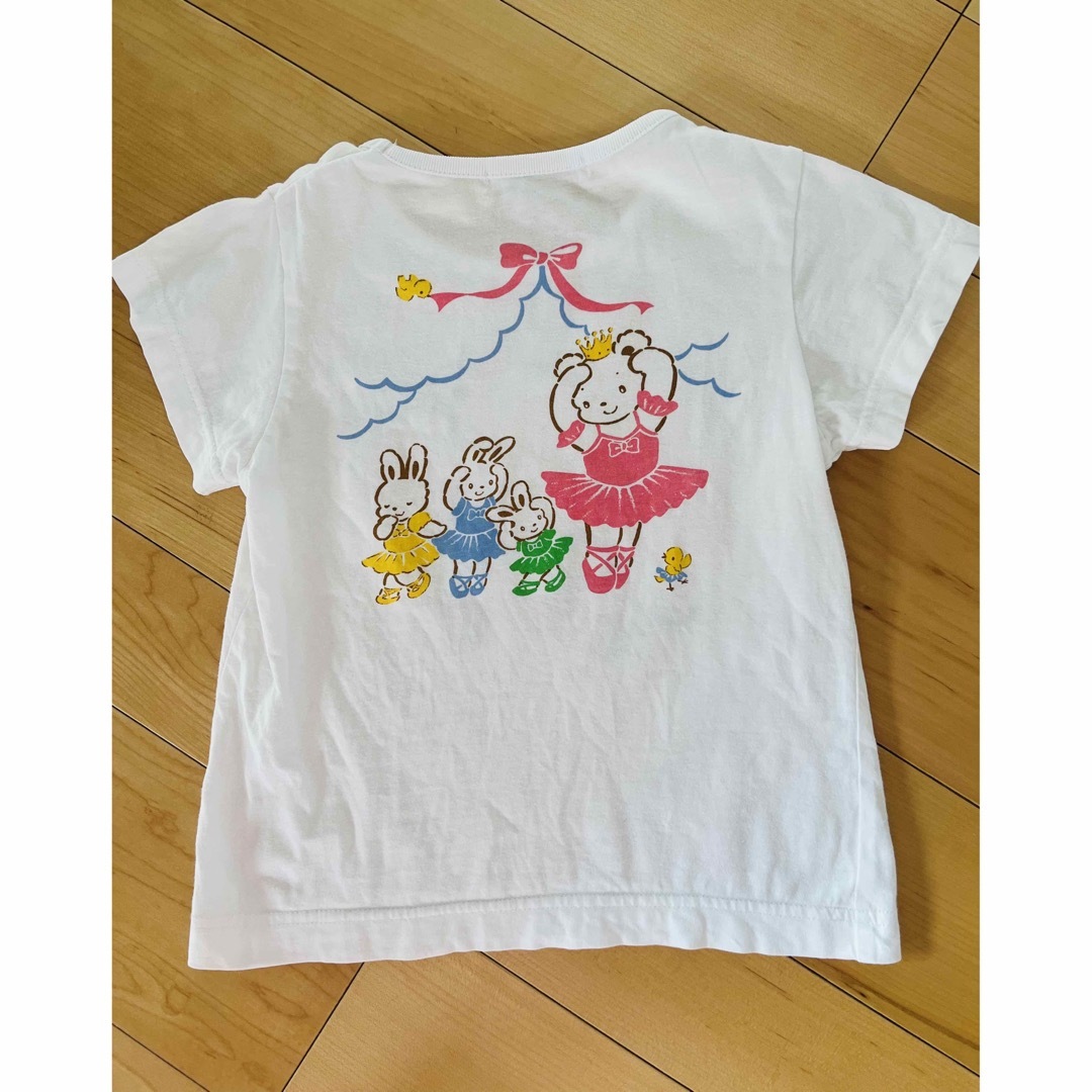 familiar(ファミリア)の訳あり familiar 半袖Tシャツ　100 キッズ/ベビー/マタニティのキッズ服男の子用(90cm~)(Tシャツ/カットソー)の商品写真