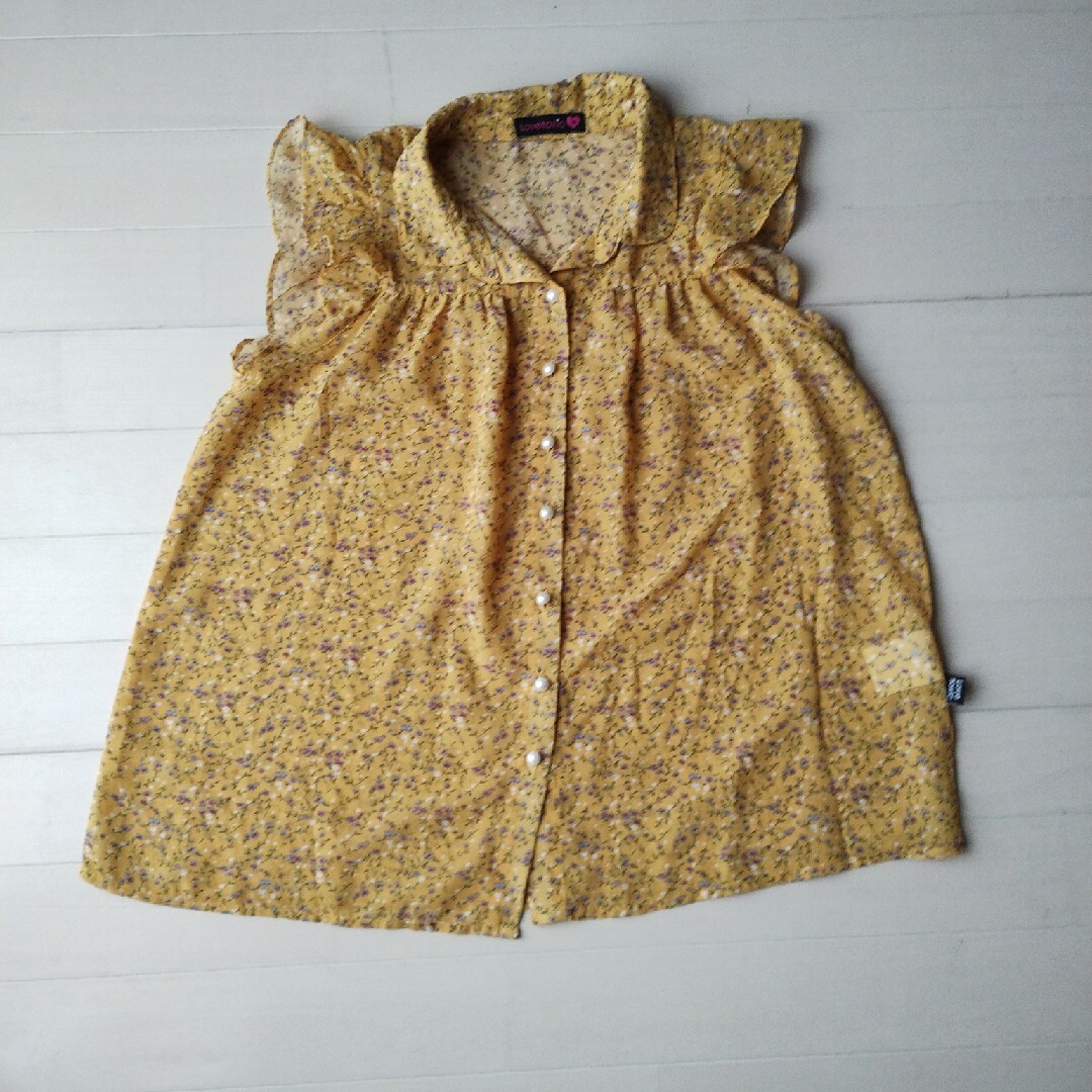 lovetoxic(ラブトキシック)のラブトキシック　ブラウス　Mサイズ キッズ/ベビー/マタニティのキッズ服女の子用(90cm~)(ブラウス)の商品写真