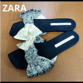 ザラ(ZARA)のZARA　リボンサンダル(サンダル)