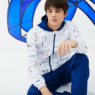 ラコステ(LACOSTE)のノバク・ジョコビッチ ラコステ ジップ ナイロンジャケット L 新品未使用！(ナイロンジャケット)