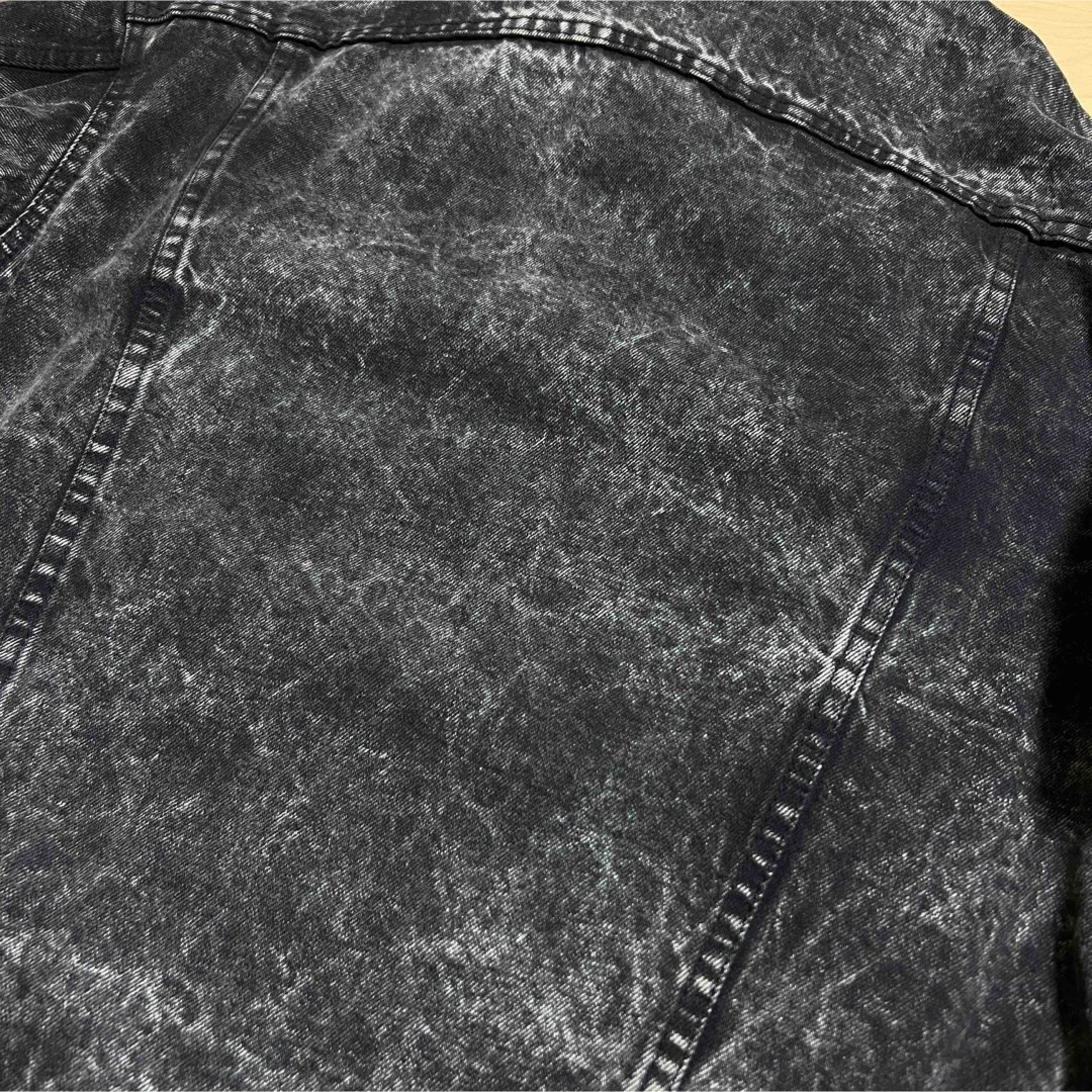 80s Levis 70507 アシッドブラック デニムジャケット Lサイズ