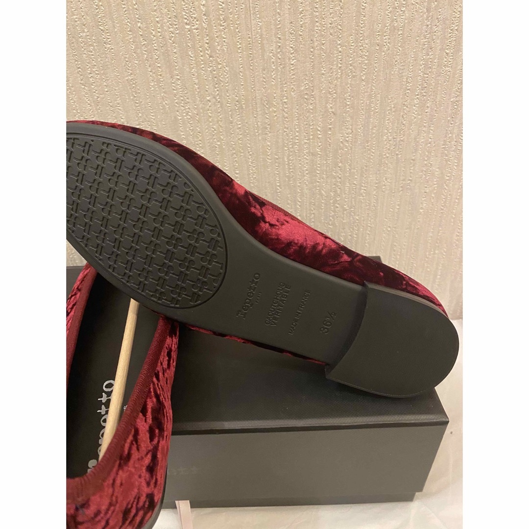 repetto - レペット repetto バレエシューズ LILI リリ ベロア レッド