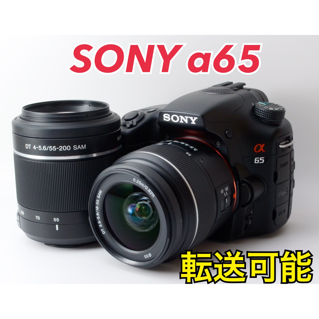 ☆SONY α65☆S数約1270回○ほぼ美品○スマホ転送○GPS搭載-