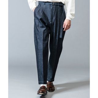 ミスターオリーブ(Mr.OLIVE)の【定価約2.2万美品】MR.OLIVE テーパードパンツ デニム(スラックス)