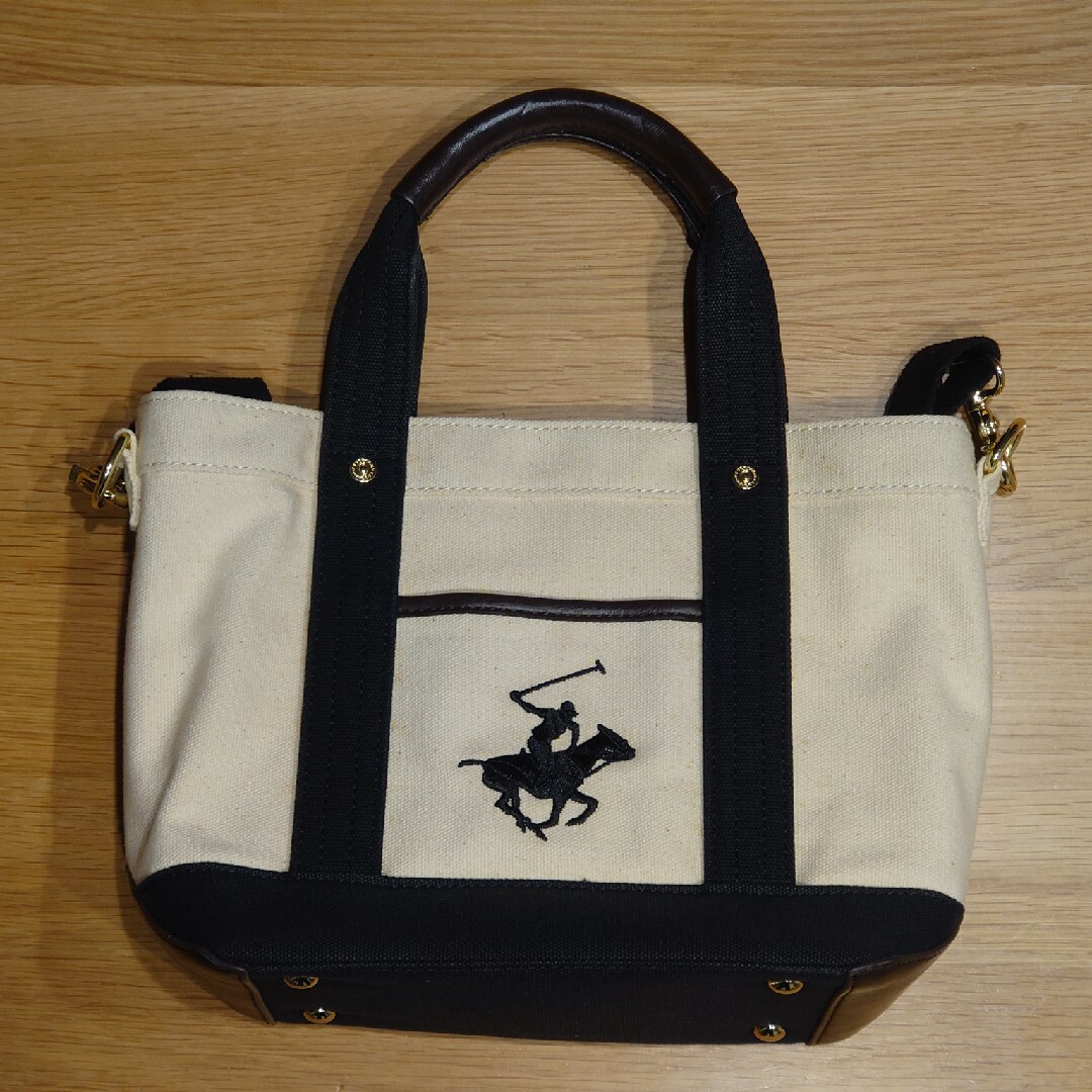 BEVERLY HILLS POLO CLUB（BHPC）(ビバリーヒルズポロクラブ)の【価格変更】ビバリーヒルズポロクラブ　キャンパストートバッグ　XS レディースのバッグ(トートバッグ)の商品写真