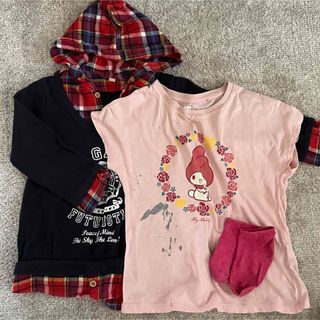 ユニクロ(UNIQLO)の女の子 まとめ売り セット売り トップス 長袖 95cm トレーナー チュニック(Tシャツ/カットソー)