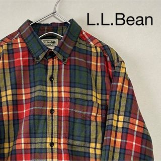 エルエルビーン(L.L.Bean)の古着 90s L.L.Bean 長袖BDシャツ ネルシャツ チェック(シャツ)