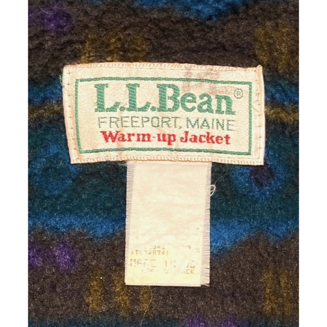 L.L.Bean(エルエルビーン)の80s L.L.BEAN ウォームアップジャケット　ナイロンジャケット メンズのジャケット/アウター(ナイロンジャケット)の商品写真