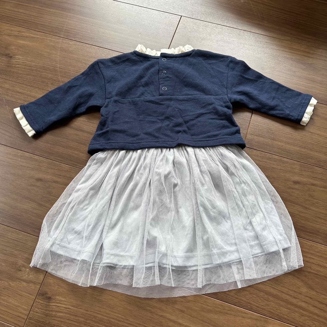 女の子　ワンピース　90サイズ キッズ/ベビー/マタニティのキッズ服女の子用(90cm~)(ワンピース)の商品写真