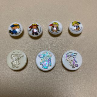 サンリオ　パティ&ジミー　ボタン　ハンドメイド(各種パーツ)