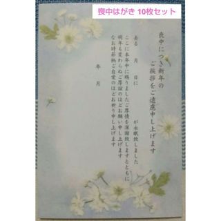 喪中はがき １０枚セット(使用済み切手/官製はがき)