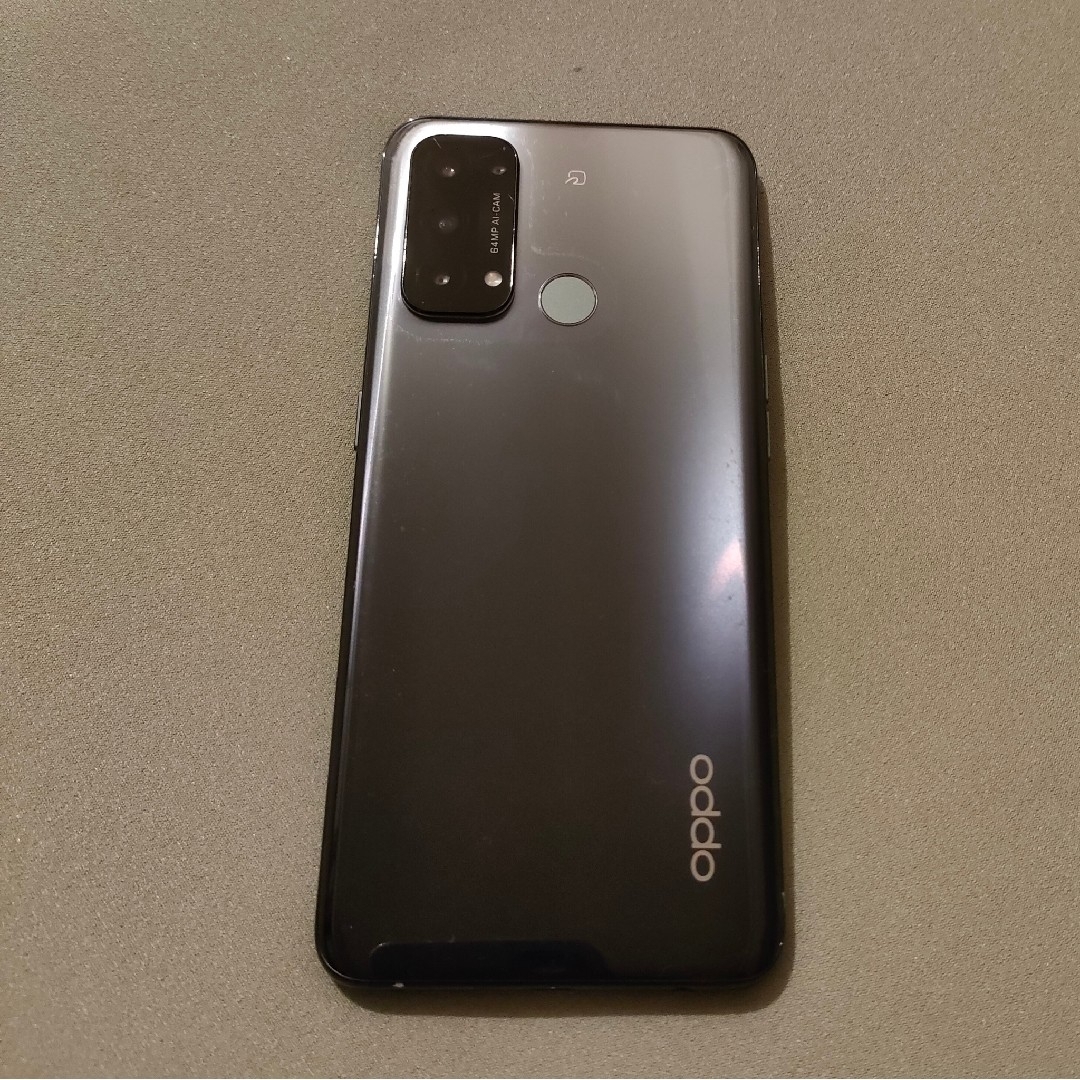 価格が激安 訳アリ品 OPPO Reno5 A シルバーブラック eSIM対応 A1030P