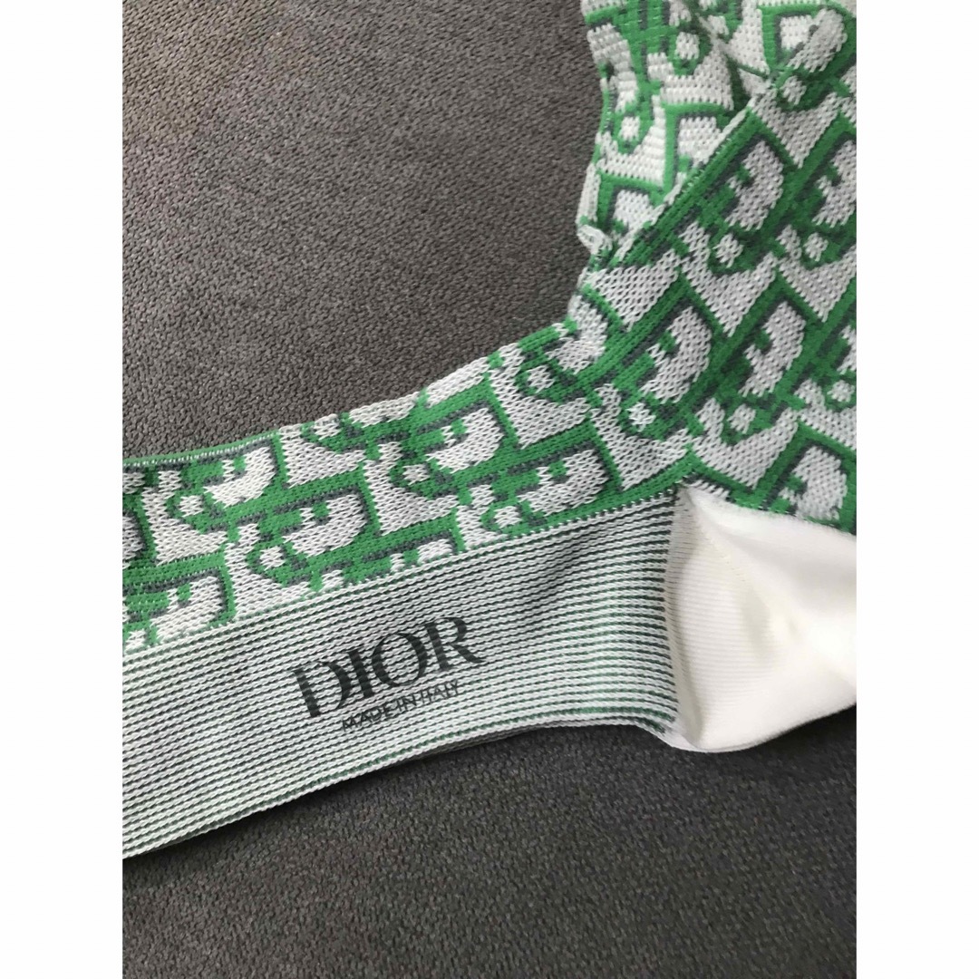 DIOR MEN ディオール オブリーク テクニカル コットン ジャカード 緑