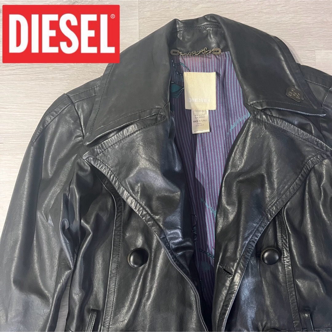 DIESEL/ディーゼル■革ジャン■レザーコート■レザージャケット | フリマアプリ ラクマ