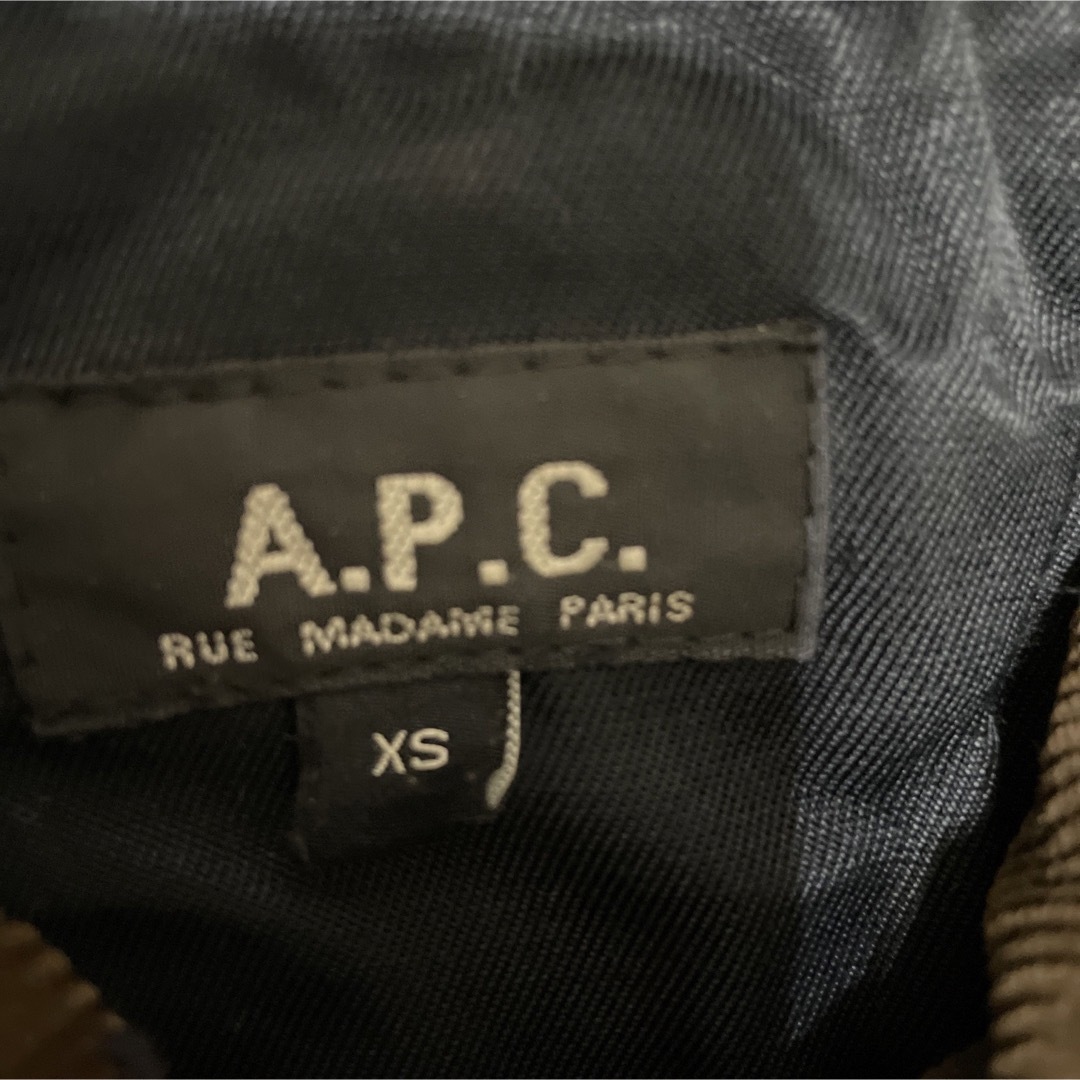 A.P.C. ジップアップブルゾン xsサイズ ネイビー　メンズ　ジャケット