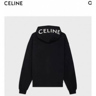 celine - Celine セリーヌ ロゴ パーカー の通販 by S's shop