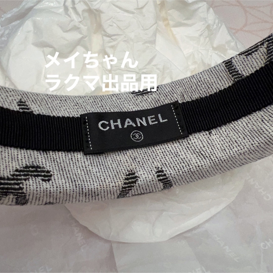 【新品未使用】シャネル カチューシャ デニム LOGO