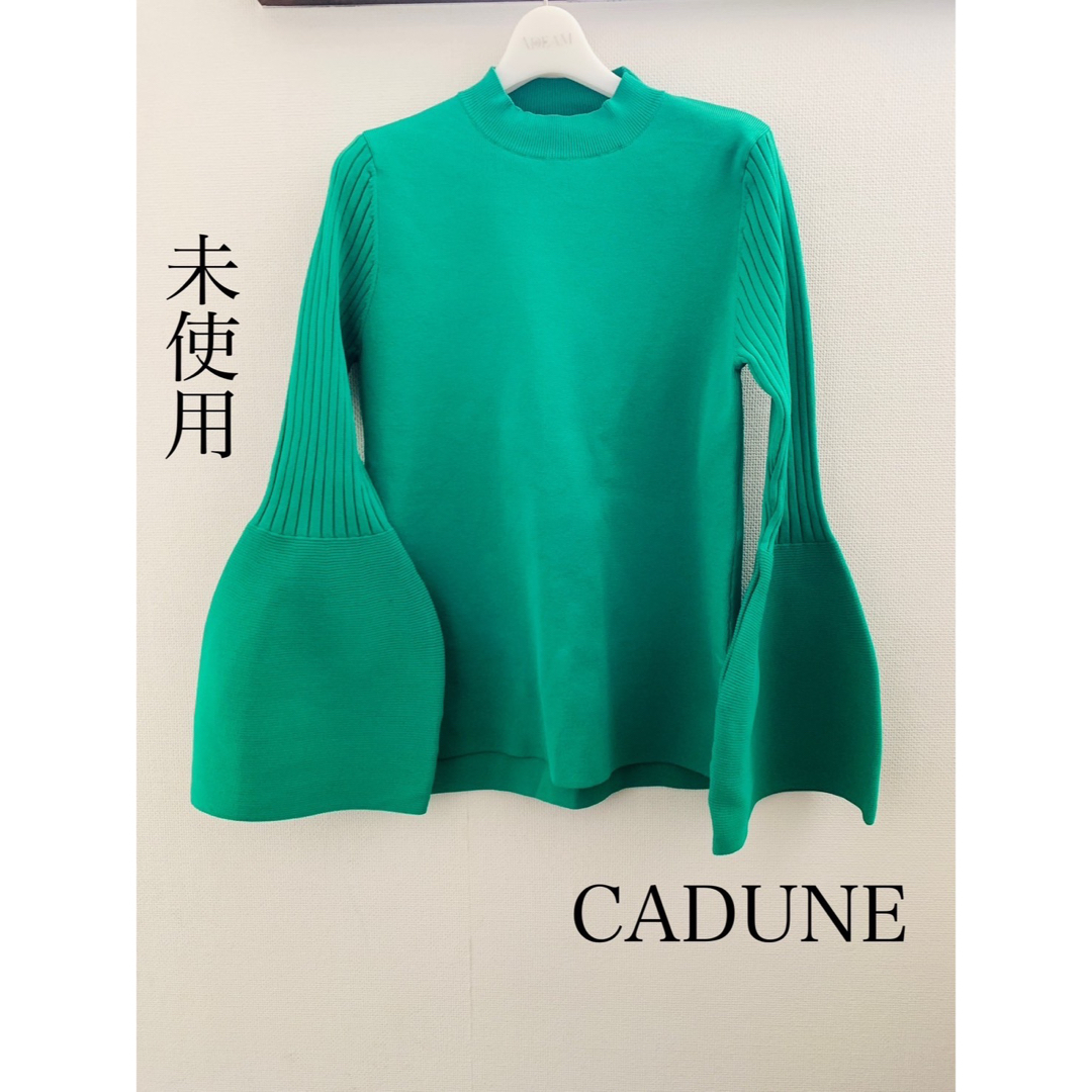 未使用★CADUNE(カデュネ)★ハイネックニット★川上桃子さんコラボ★秋冬春