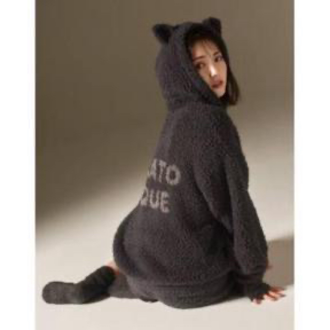 gelato pique ハロウィン ネコモコパーカーとソックス ルームウェア gelato pique ハロウィン ネコモコパーカーとソックス ルームウェア