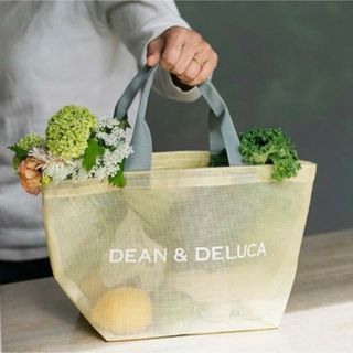 ディーンアンドデルーカ(DEAN & DELUCA)のDEAN & DELUCA シトラスイエロー メッシュバッグSサイズ(トートバッグ)