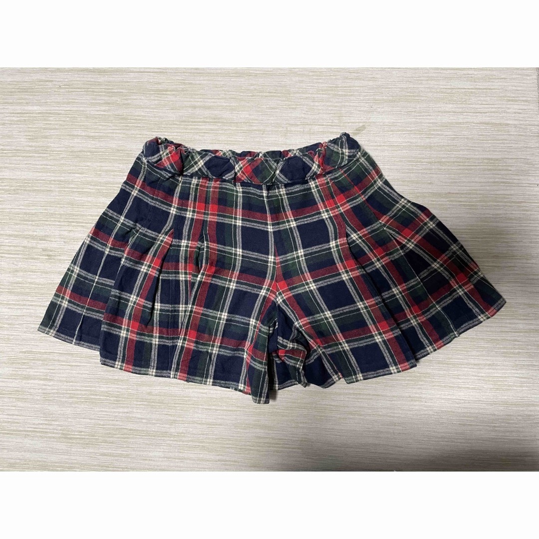 pom ponette(ポンポネット)のPom ponette キュロットスカート　Mサイズ キッズ/ベビー/マタニティのキッズ服女の子用(90cm~)(パンツ/スパッツ)の商品写真