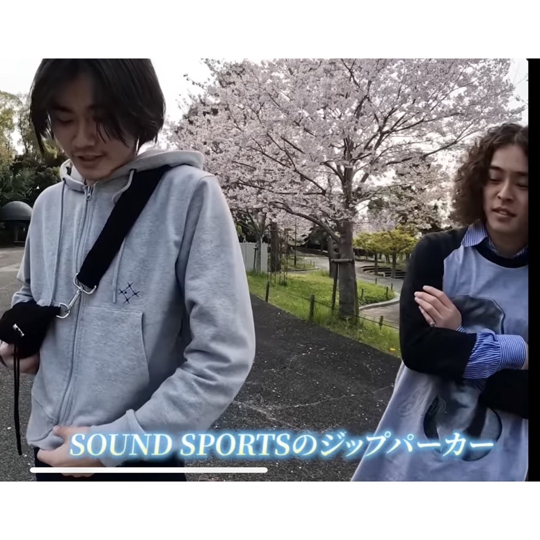 ポーカーズ  カンティス　着用　sound sports ジップアップパーカー