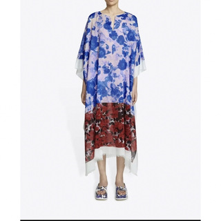 ドリスヴァンノッテン(DRIES VAN NOTEN)の新品　dries van noten printed kaftan dress(ロングワンピース/マキシワンピース)