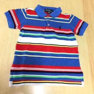 ポロラルフローレン(POLO RALPH LAUREN)のラルフローレン半袖ポロシャツ80ボーダー(Ｔシャツ)