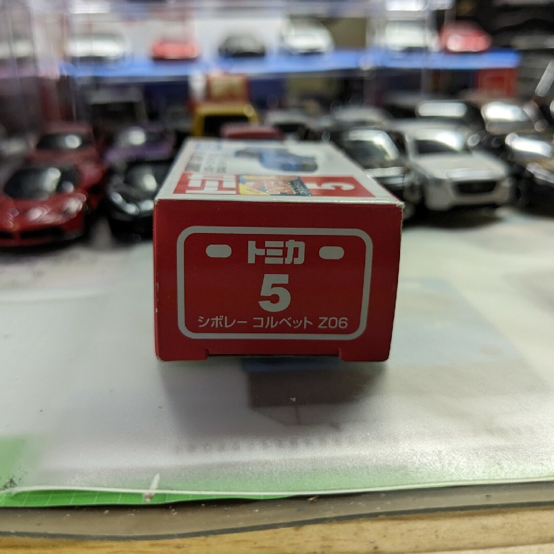 Chevrolet(シボレー)のNo.5 シボレー コルベット Z06 （箱） （ 1/64スケール トミカ 4 エンタメ/ホビーのおもちゃ/ぬいぐるみ(ミニカー)の商品写真