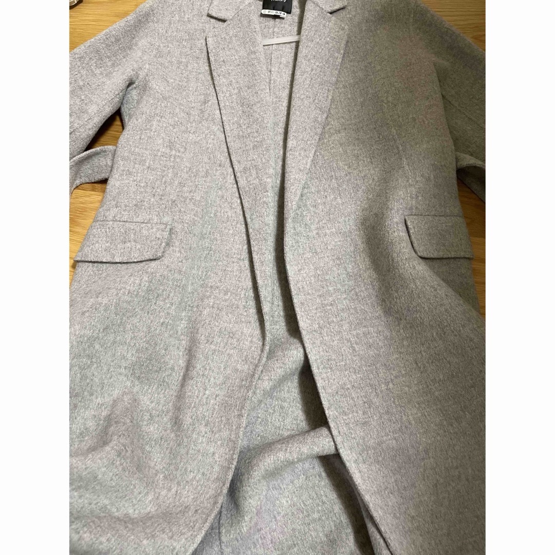 セオリー カシミヤ混 NEW DIVIDE LUXE BELT COAT J-