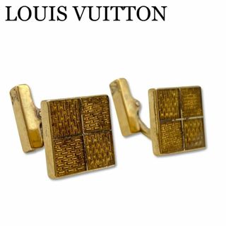 ルイヴィトン(LOUIS VUITTON)のルイヴィトン ダミエ SV925 カフス カフスリンクス アクセサリー メンズ(カフリンクス)