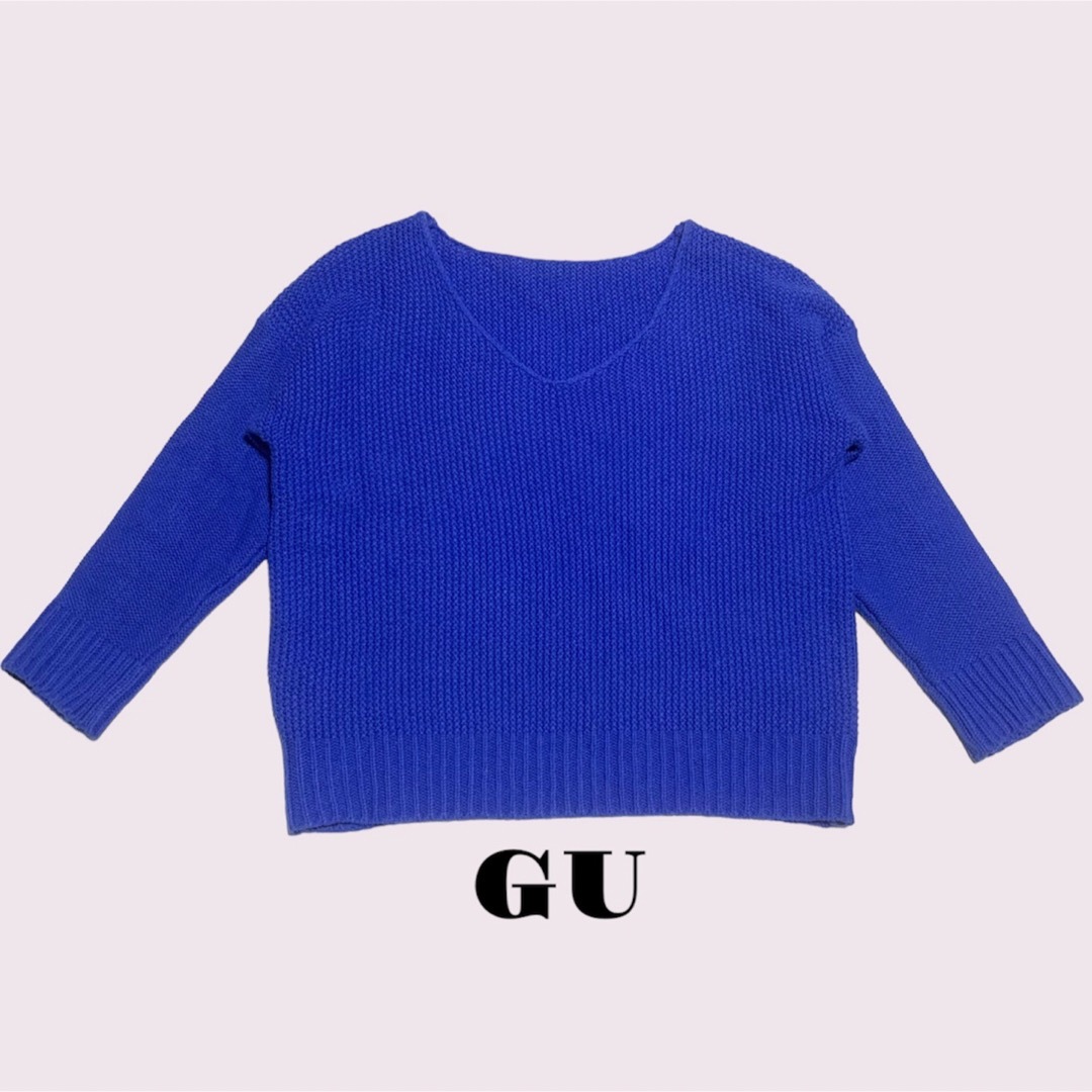 GU(ジーユー)のGU ジーユー　ニット レディースのトップス(ニット/セーター)の商品写真