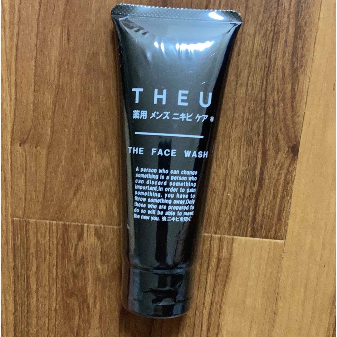 新品 薬用 メンズ ニキビ ケア 洗顔 100g THEU 日本製 ニキビ予防の